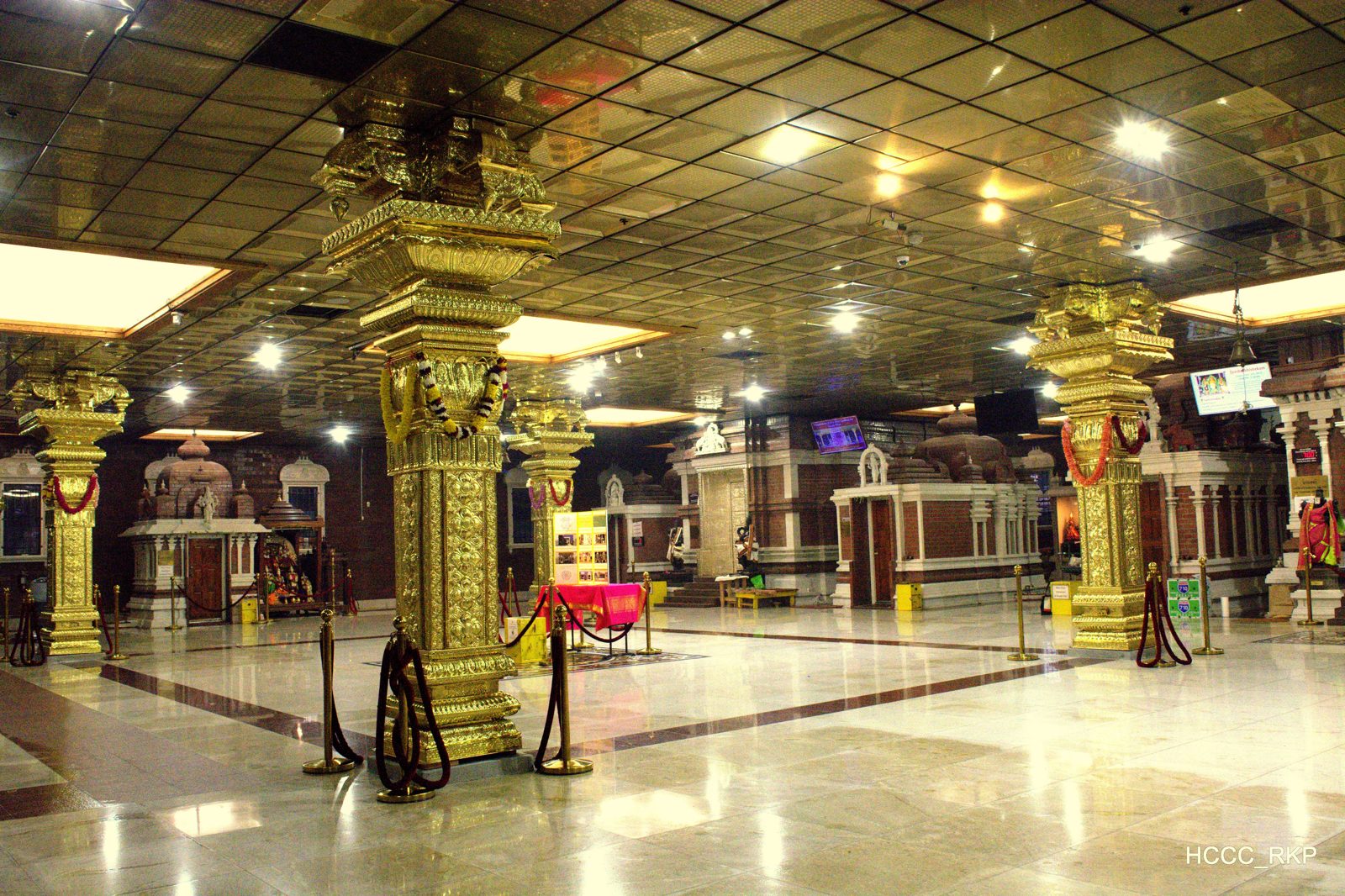 HCCC Pillars — Ornamental metal pillars for the Hindu Community & Cultural Center (2)