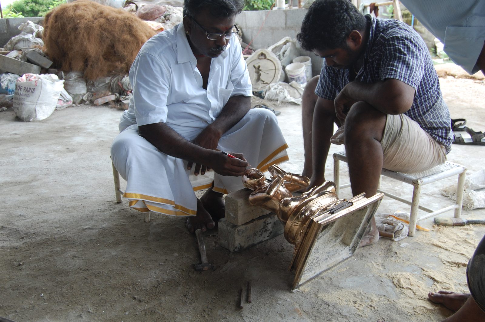 The Studio — Navajeevan Metal Sculptors, Mamallapuram — foundry and workshop (5)