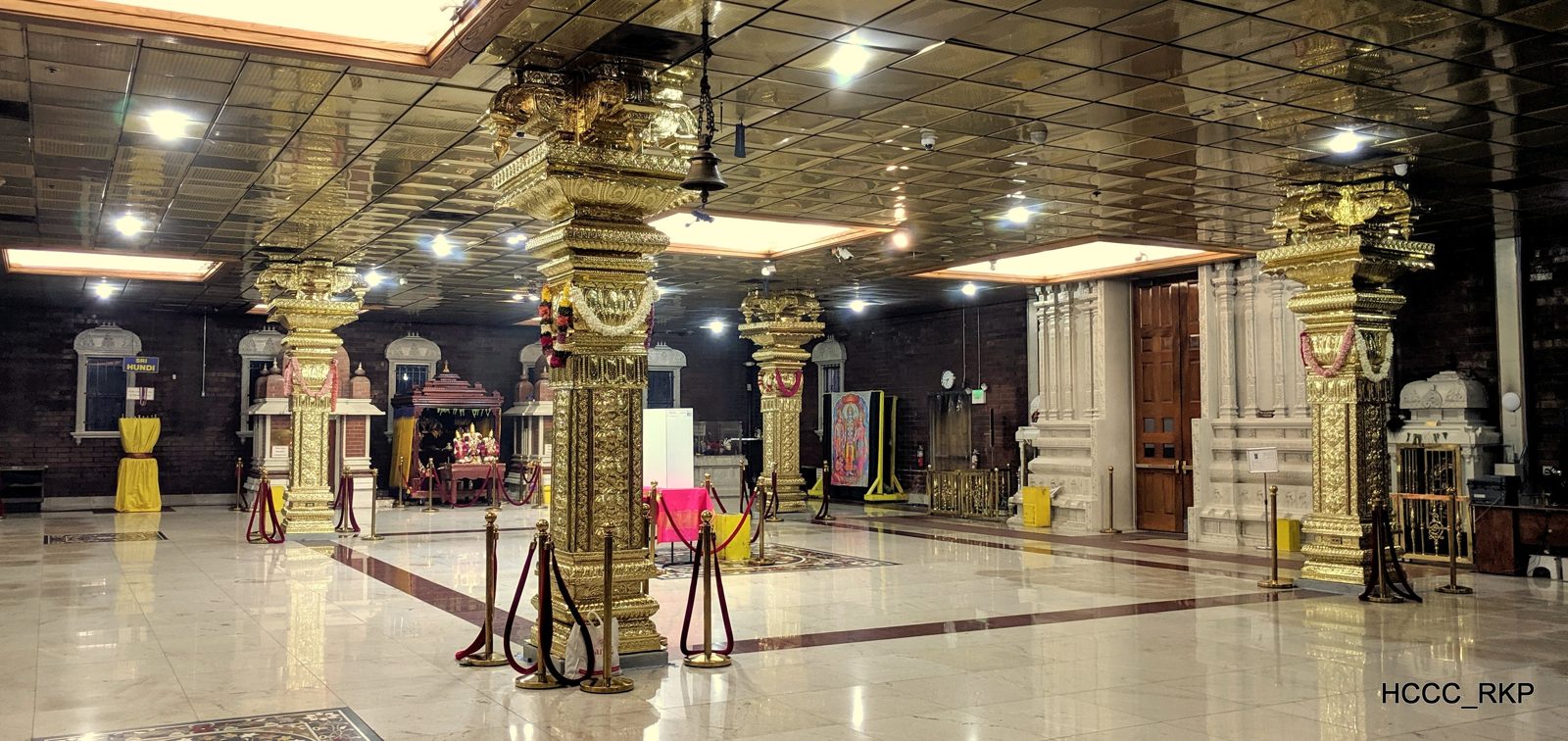 HCCC Pillars — Ornamental metal pillars for the Hindu Community & Cultural Center (1)