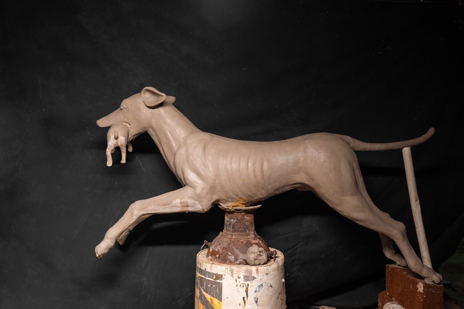 Ireland Commissions — Bronze horse and dog sculptures for private patrons, Ireland (5)