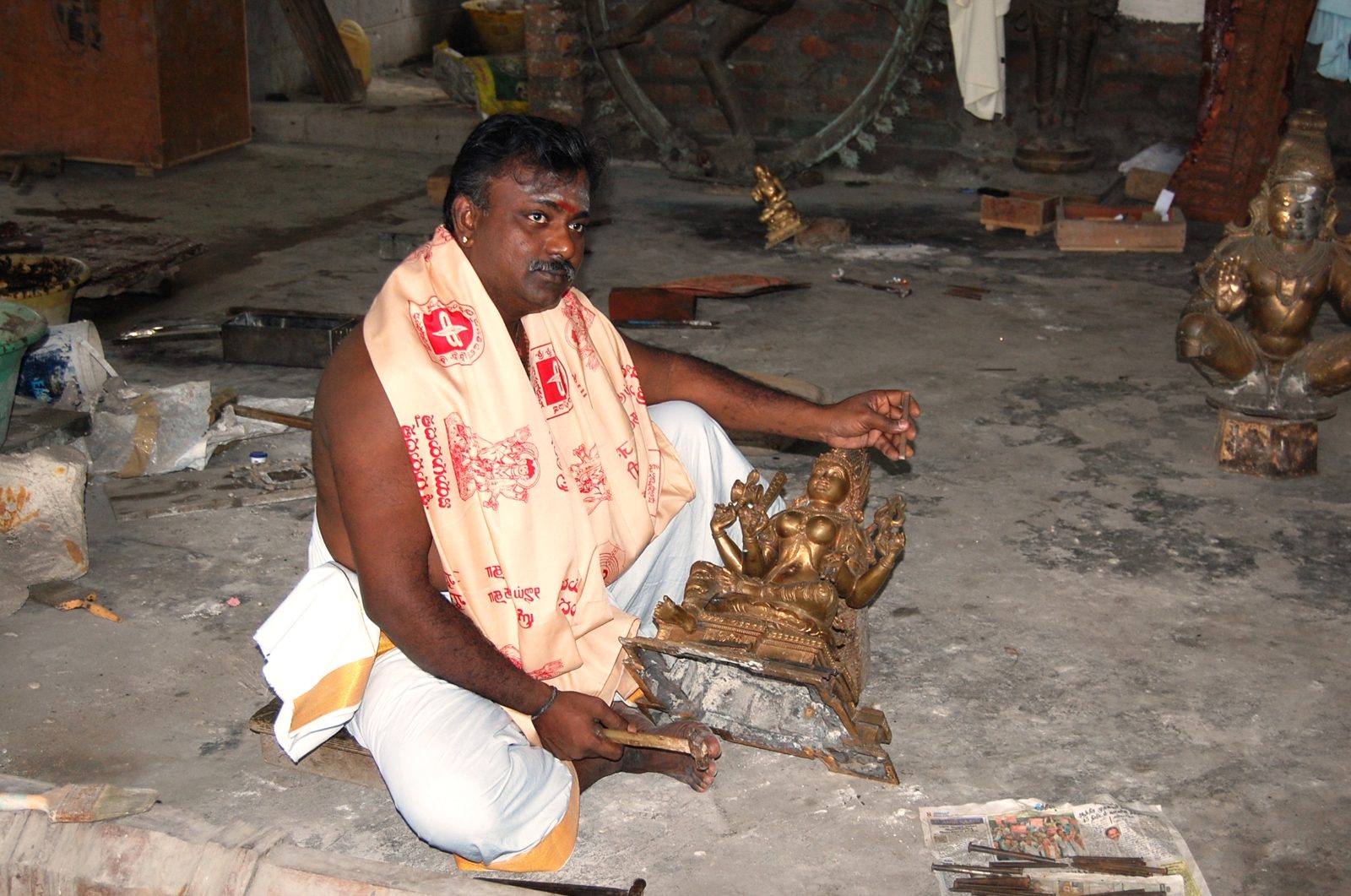 The Studio — Navajeevan Metal Sculptors, Mamallapuram — foundry and workshop (2)