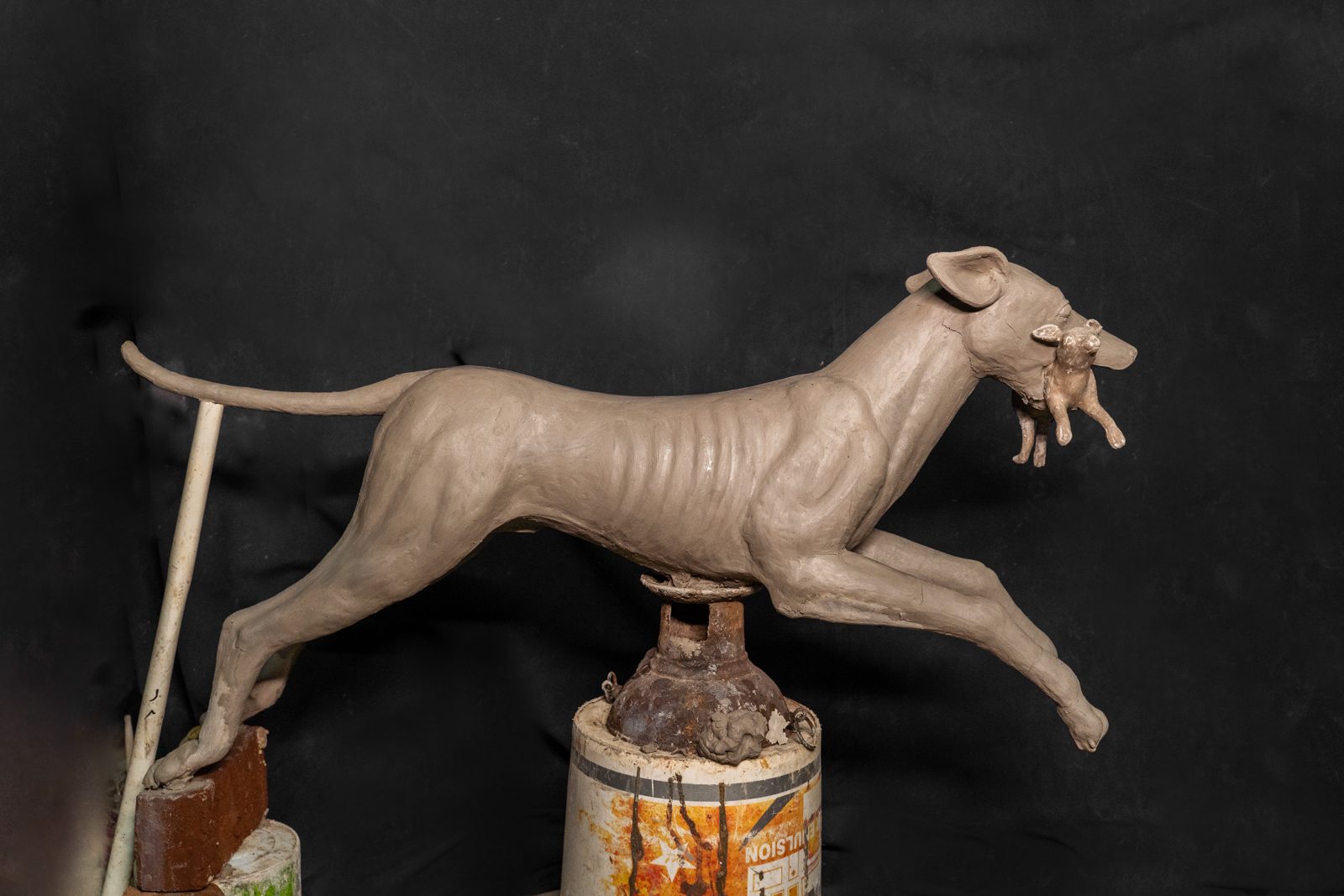 Ireland Commissions — Bronze horse and dog sculptures for private patrons, Ireland (1)