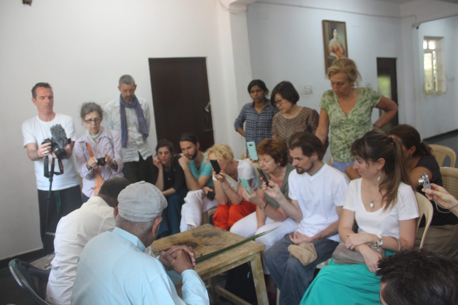 Visiting Artists — International artists and patrons at the Mamallapuram studio (2)